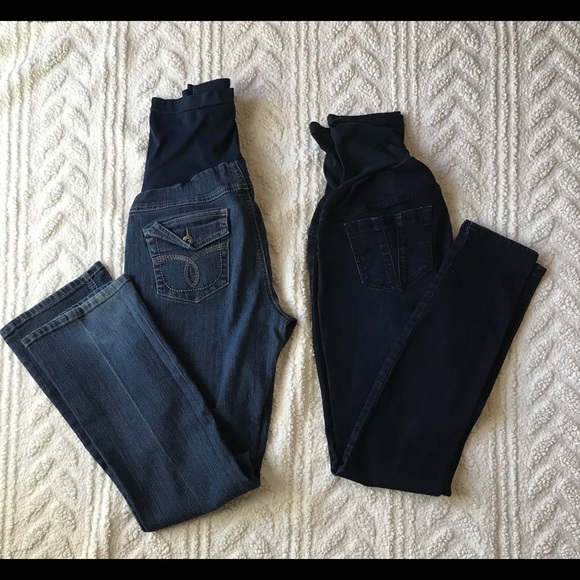 Indigo Blue Pants - Maternity jean bundle.